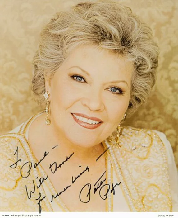 Patti Page autograph