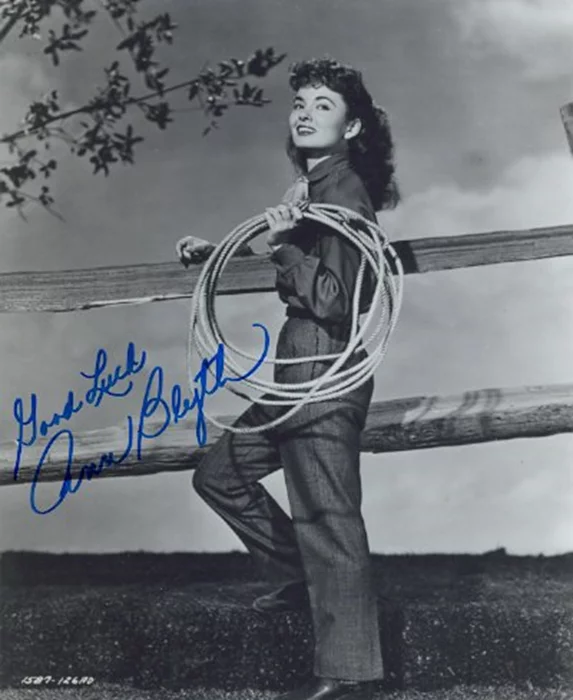 Ann Blyth autograph