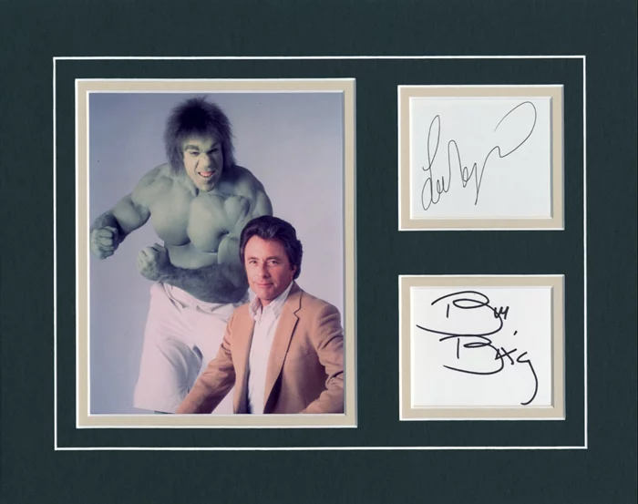 The Incredible Hulk autograph