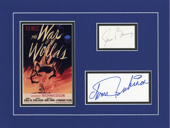 The War of the Worlds autograph