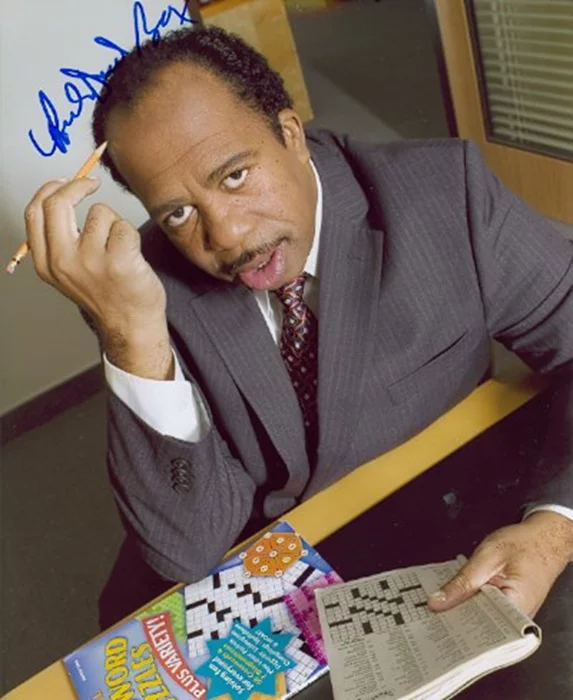 Leslie David Baker autograph