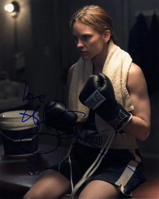Hilary Swank autograph