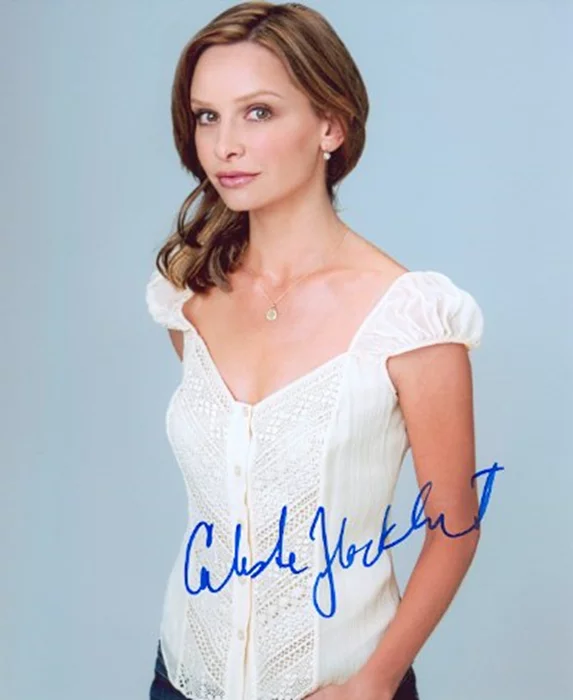 Calista Flockhart autograph