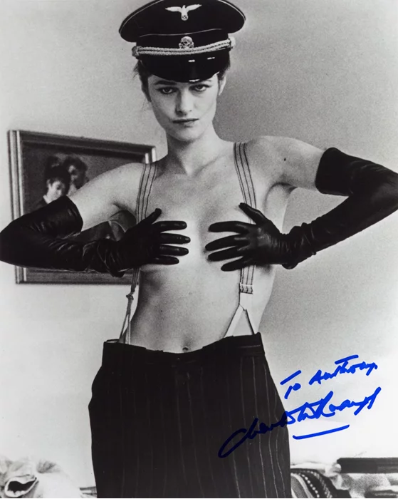 Charlotte Rampling autograph