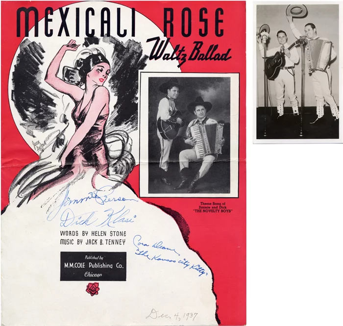 The Novelty Boys autograph