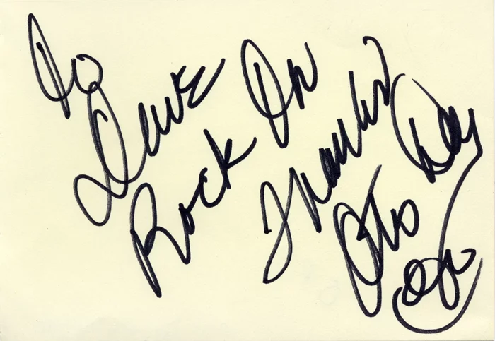 Otis Day autograph
