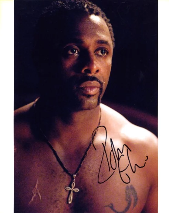 Idris Elba autograph