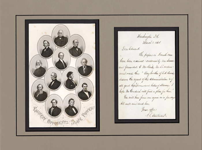 Anti-Slavery Advocates autograph