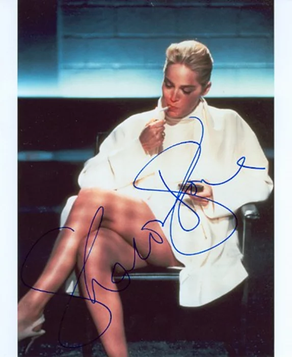 Sharon Stone autograph