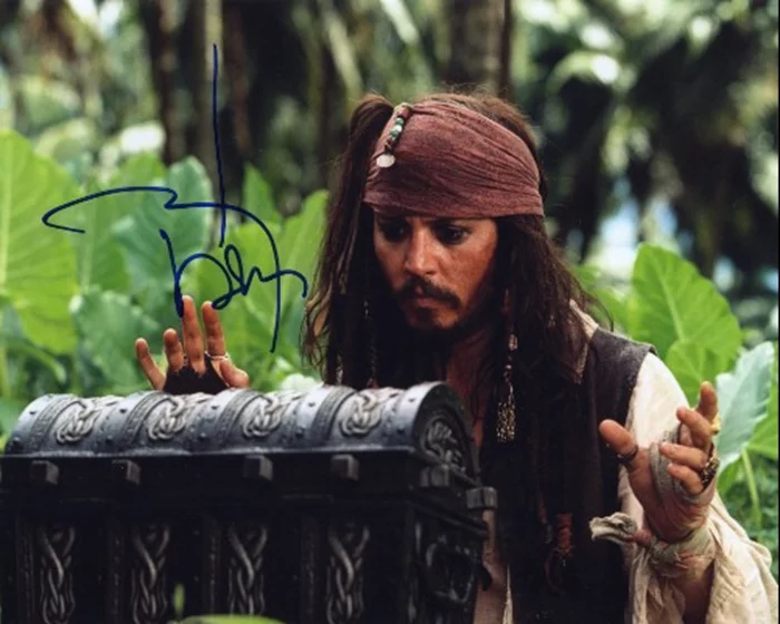 Johnny Depp autograph