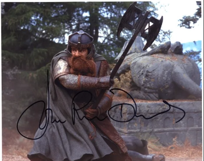 John Rhys-Davies autograph
