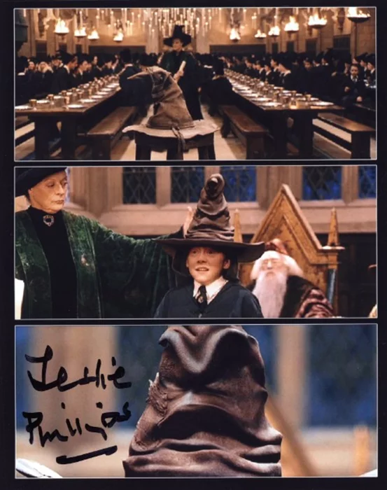 Leslie Phillips autograph