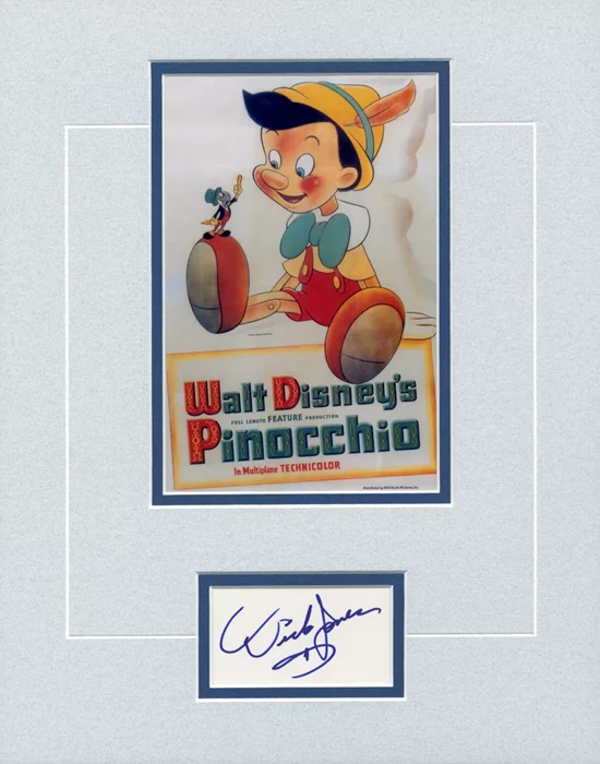 Pinocchio autograph