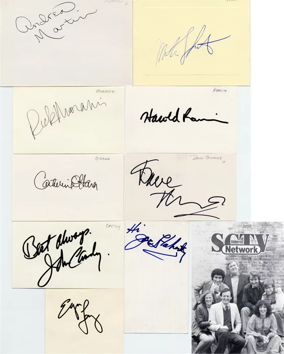 Second City TV autograph