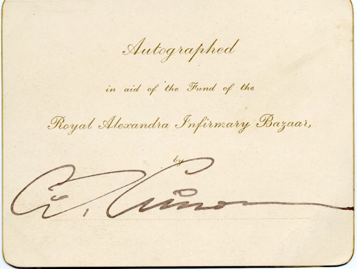 Charles Dana Gibson autograph