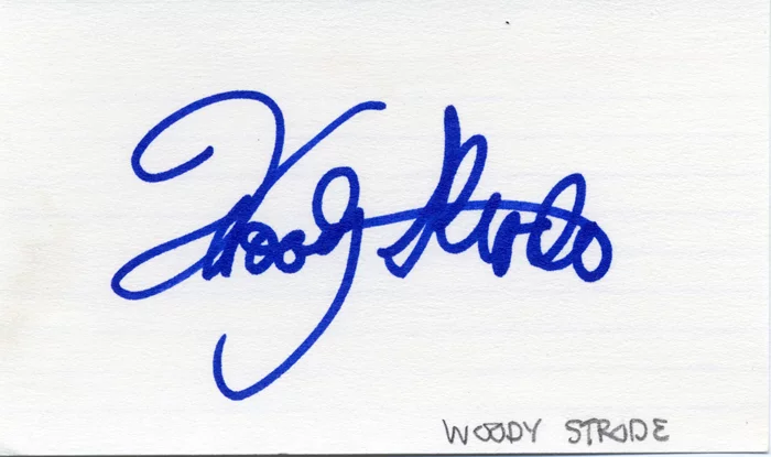 Woody Strode autograph