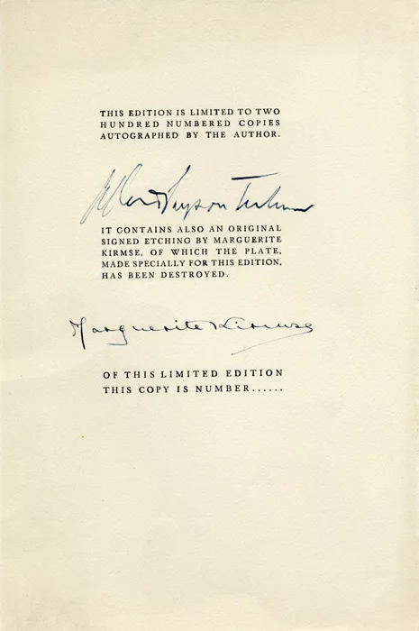 Albert Payson Terhune autograph