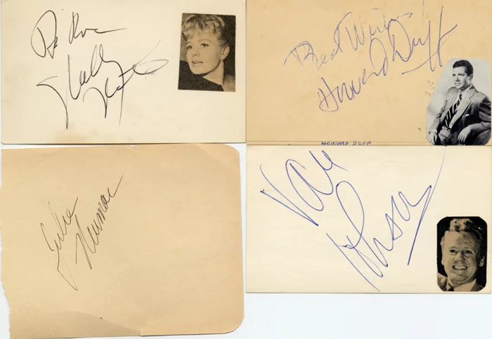 Batman Villains autograph