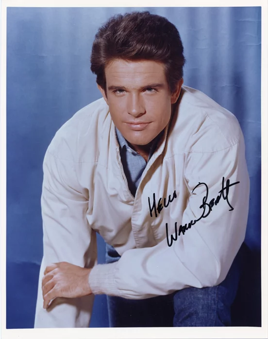 Warren Beatty autograph