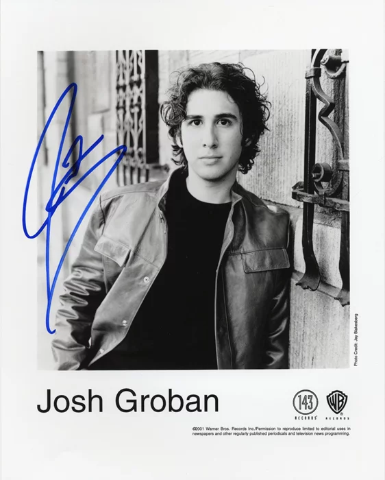Josh Groban autograph