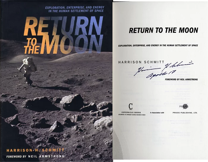 Harrison Schmitt autograph