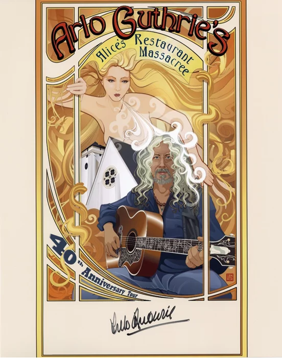 Arlo Guthrie autograph