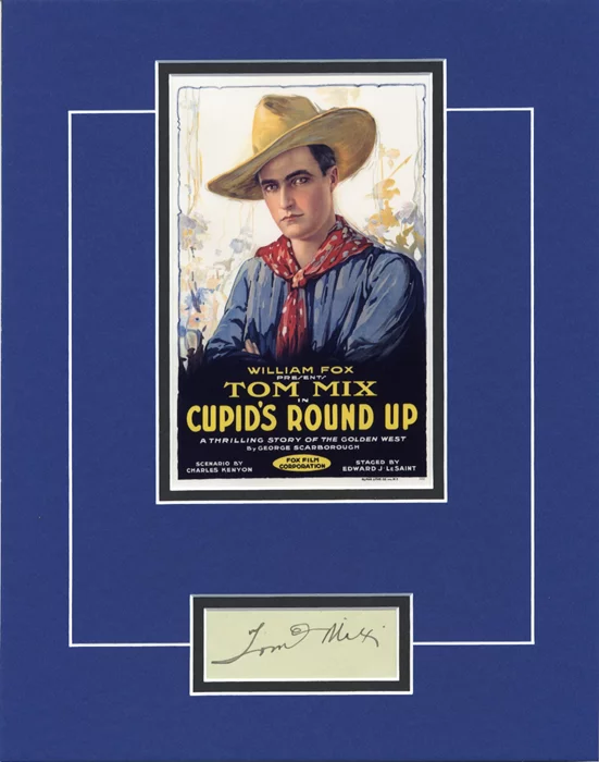 Tom Mix autograph