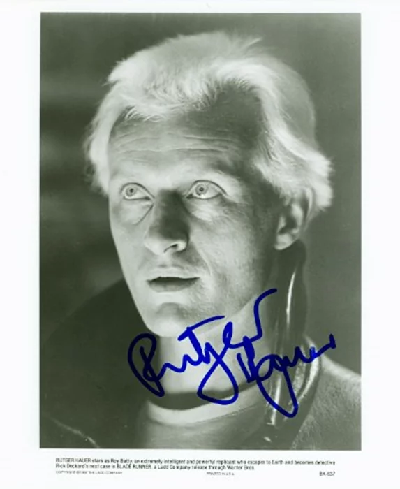Rutger Hauer autograph