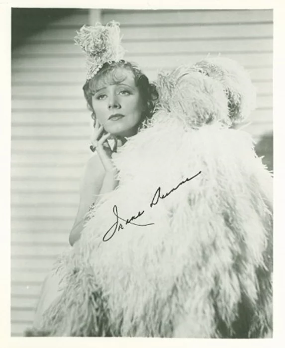 Irene Dunne autograph