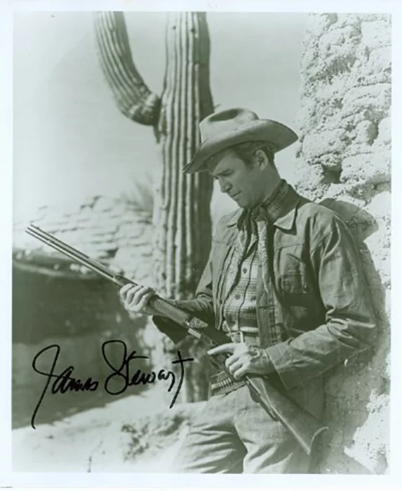 James Stewart autograph