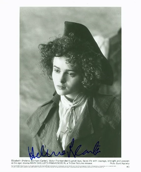 Helena Bonham Carter autograph