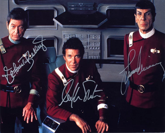 Star Trek autograph