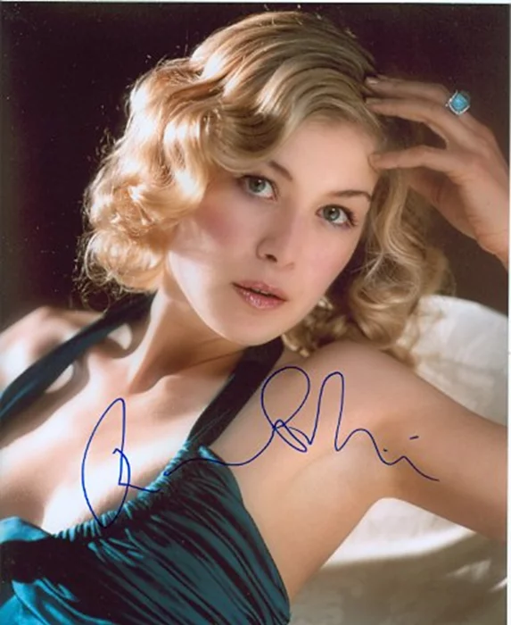 Rosamund Pike autograph