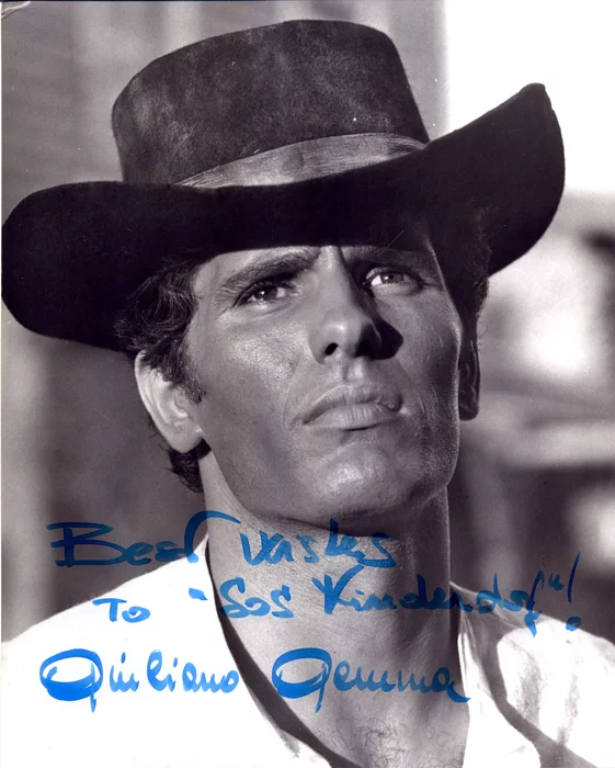 Giuliano Gemma autograph