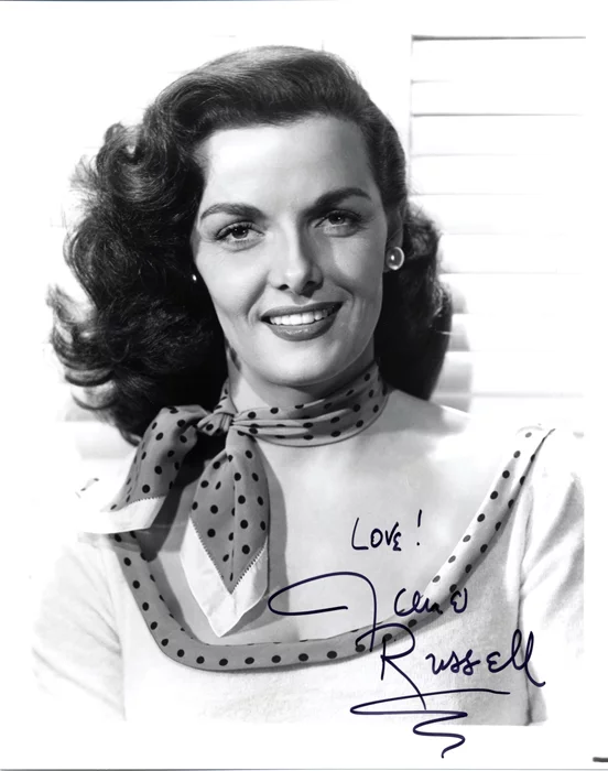 Jane Russell autograph