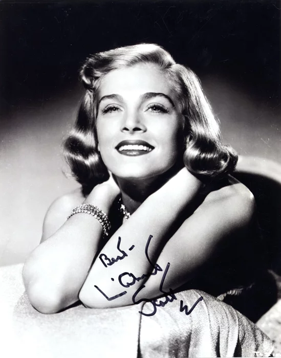 Lizabeth Scott autograph