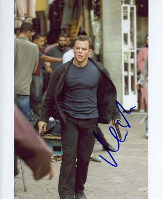 Matt Damon autograph