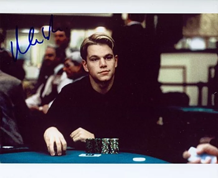 Matt Damon autograph