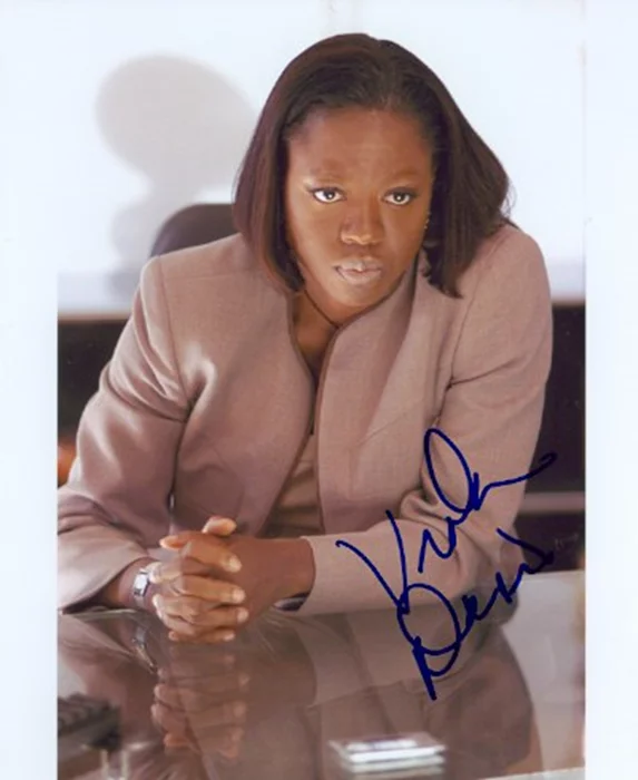 Viola Davis autograph