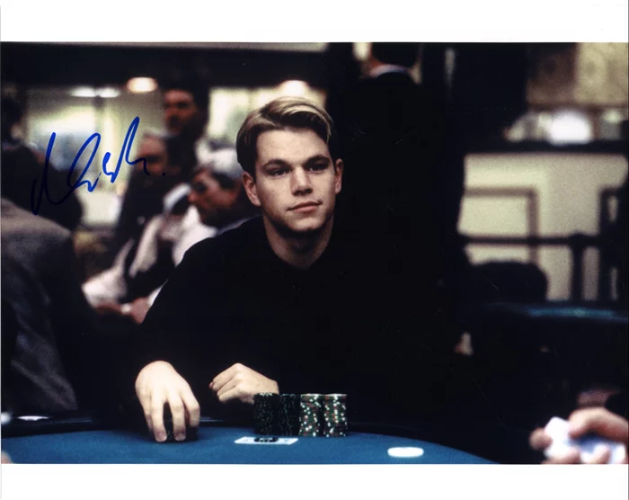 Matt Damon autograph