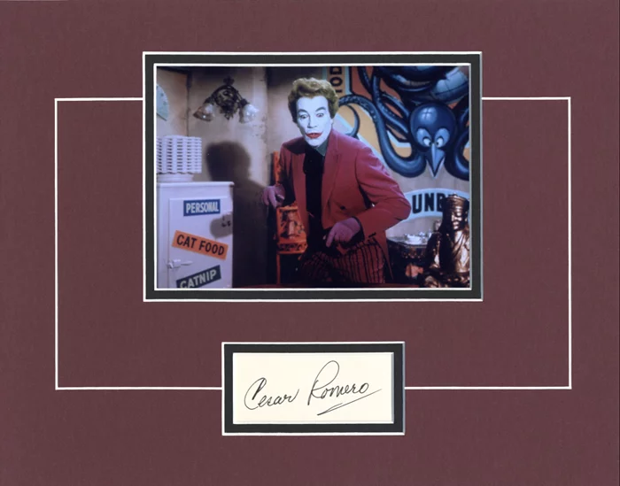Cesar Romero autograph