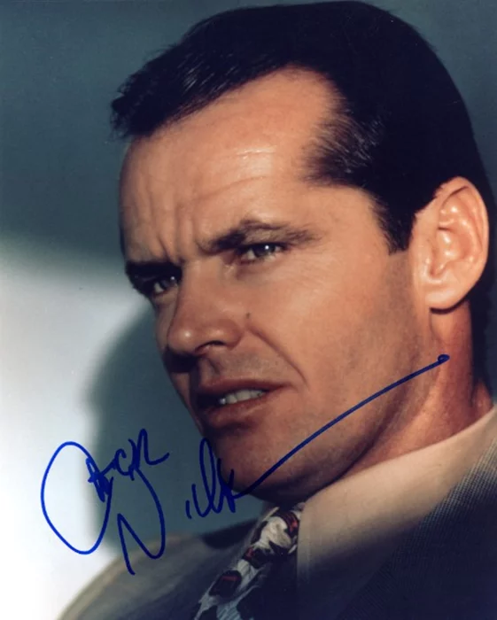 Jack Nicholson autograph