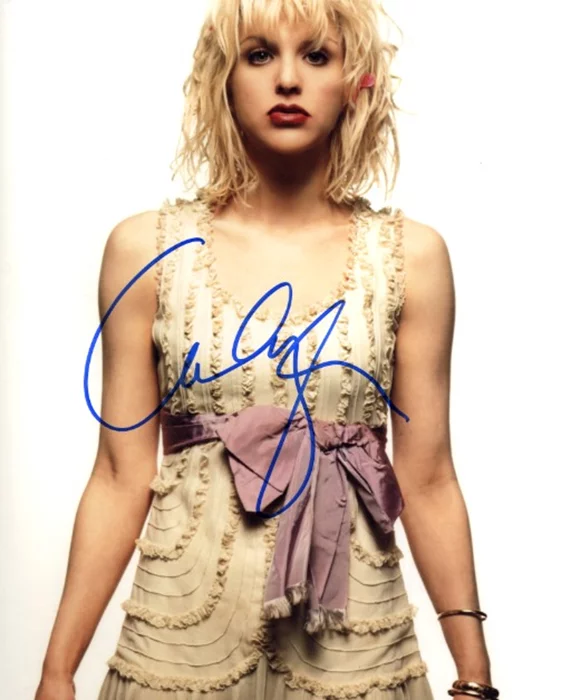 Courtney Love autograph