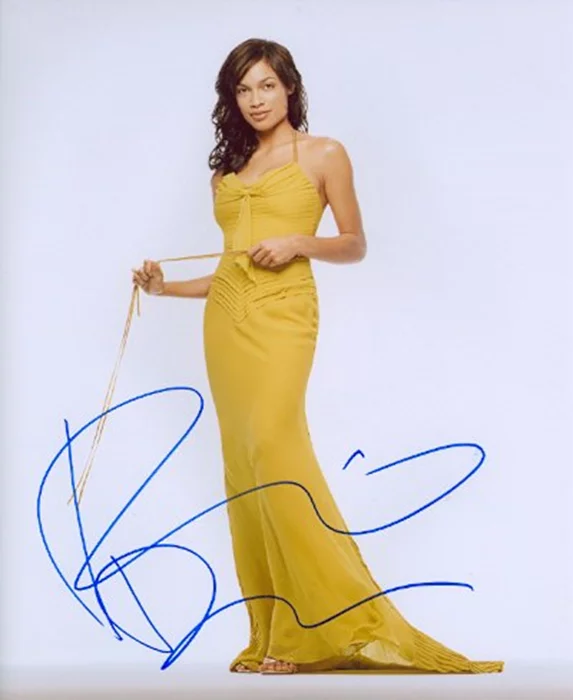 Rosario Dawson autograph