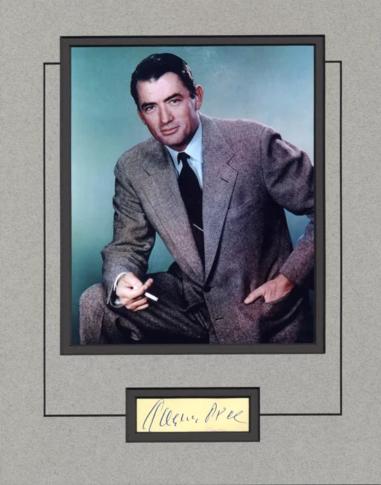Gregory Peck autograph