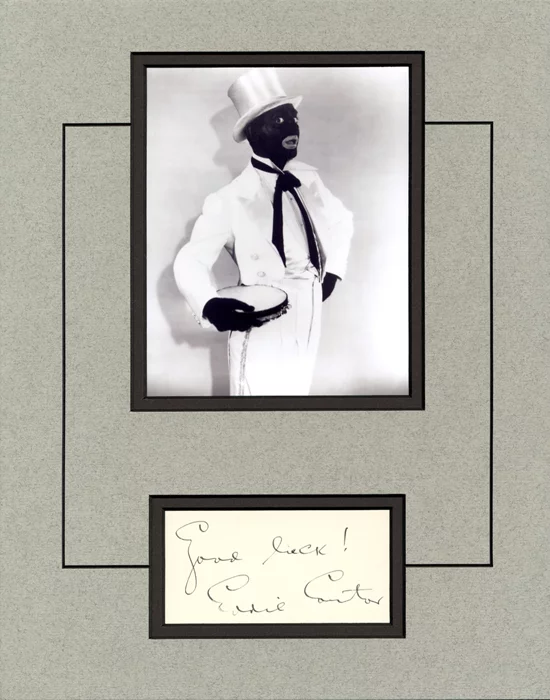 Eddie Cantor autograph