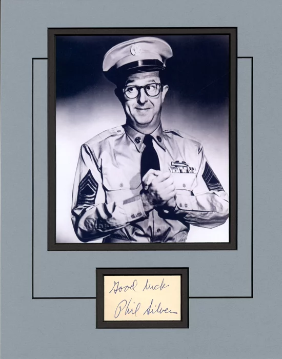Phil Silvers autograph