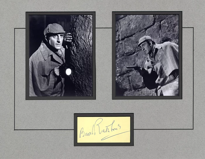 Basil Rathbone autograph