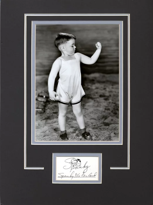 Spanky McFarland autograph