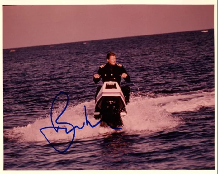 Roger Moore autograph